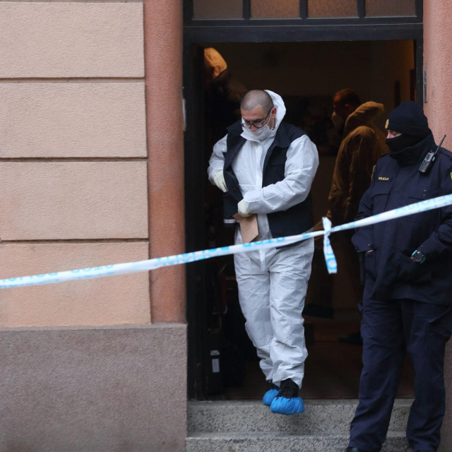Policijski očevid u Reisnorovoj ulici