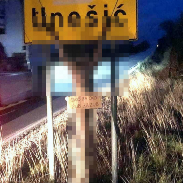 Obješeni vuk snimljen prije dvije godine u Unešiću, arhivska fotografija 