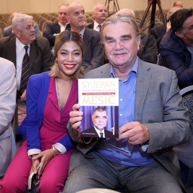 Ivan Jakovčić s Roypim na predstavljanju knjige Stipe Mesića