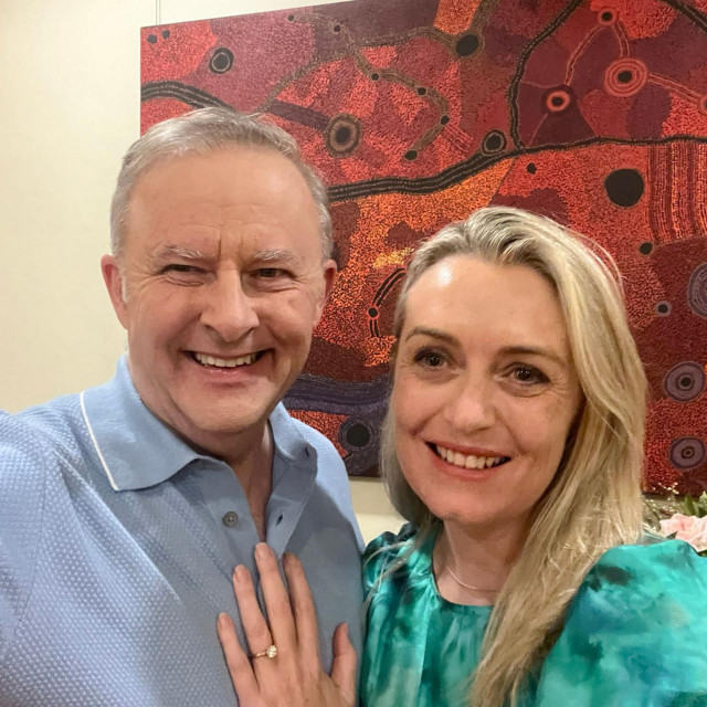 Anthony Albanese s djevojkom Jodie HaydonS