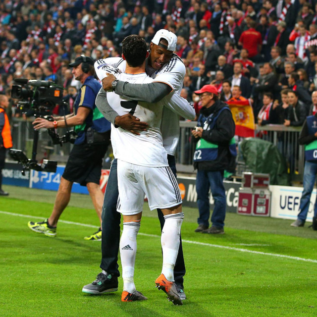 Cristiano Ronaldo i bivši košarkaš Marcus Slaughter