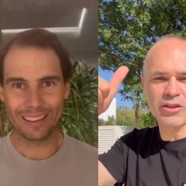Rafael Nadal i Andres Iniesta