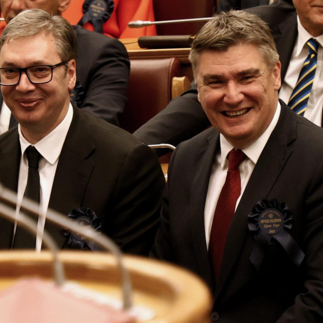 Vučić i Milanović na inauguraciji Milatovića