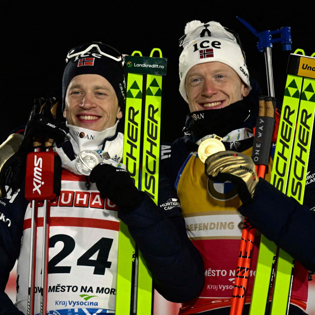 Tarjei Boe (lijevo) i Johannes Thingnes Boe