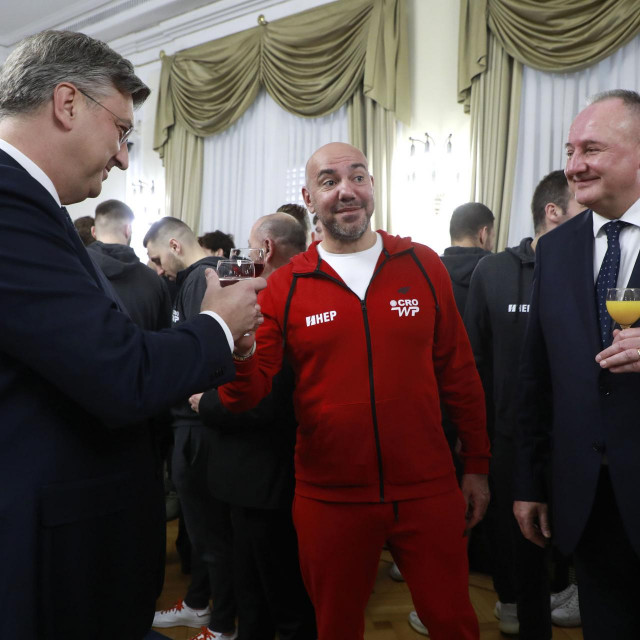Vaterpolisti u Banskim dvorima
