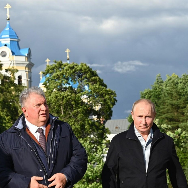 Igor Sečin i Vladimir Putin