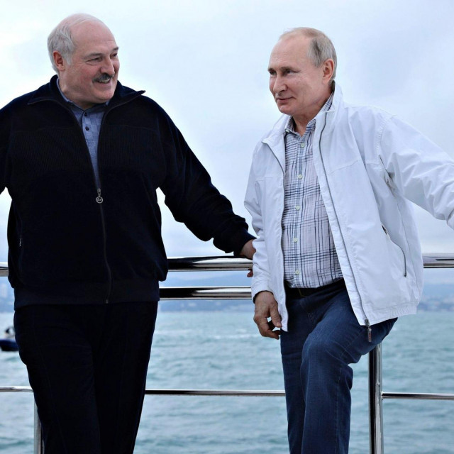 Aleksandar Lukašenko i Vladimir Putin