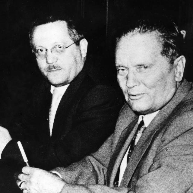 Edvard Kardelj i Josip Broz Tito