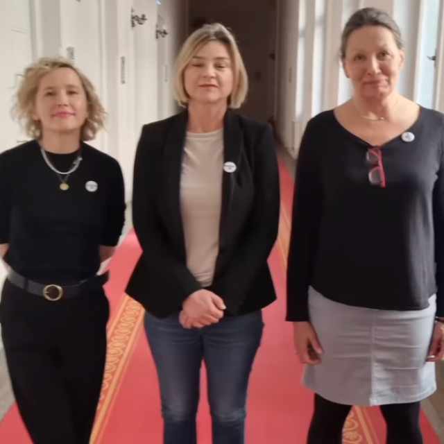 Ivana Kekin, Sandra Benčić i Urša Raukar Gamulin