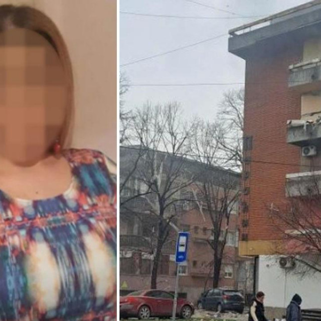 Ana S. i zgrada u kojoj se dogodila eksplozija