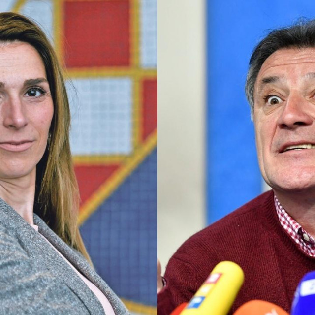 Vlatka Peras i Zdravko Mamić