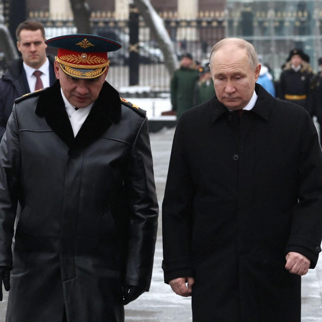 Sergej Šojgu i Vladimir Putin