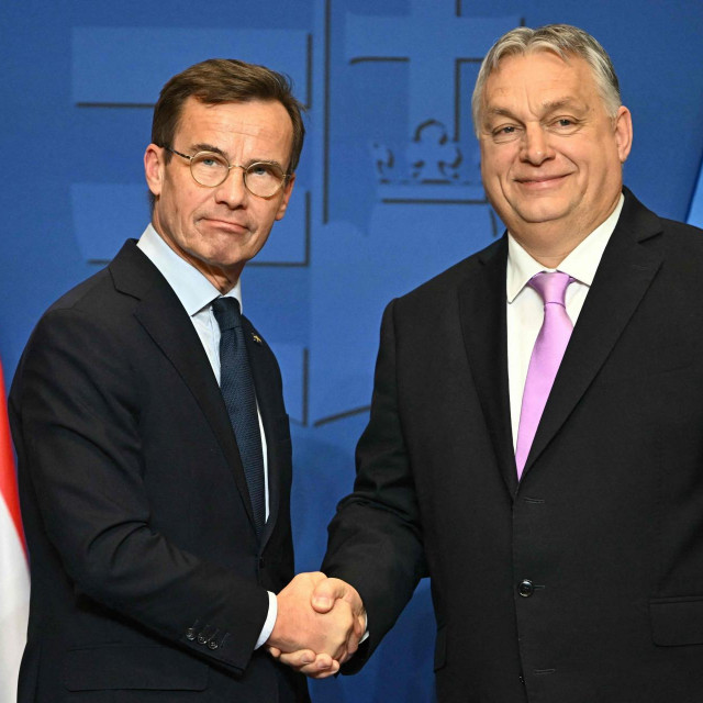 Ulf Kristersson i Viktor Orban