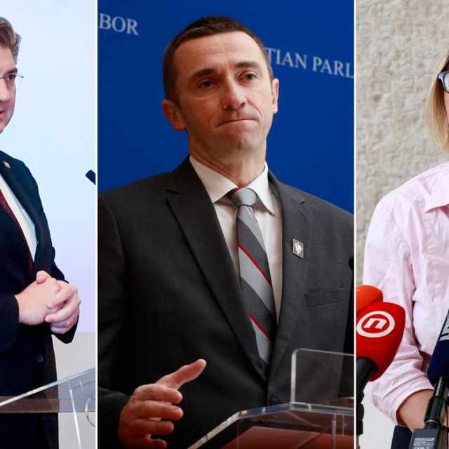 Andrej Plenković, Ivan Penava i Sandra Benčić