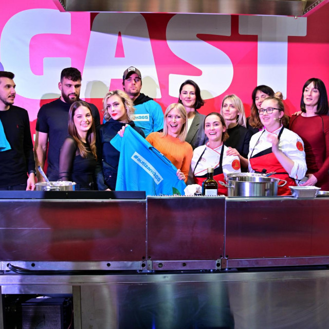 Kuhali su Mirna Mihelcic, Nika Barisic, Antonio Plazibat, Ivanka Momcilovic, Vesna Milanovic Litre, Borna Gojo, Anamarija Cugin i Manuel Crnobrnja (Masterchef), Eni Poklepovic (Udruga) i Gastro Branimir