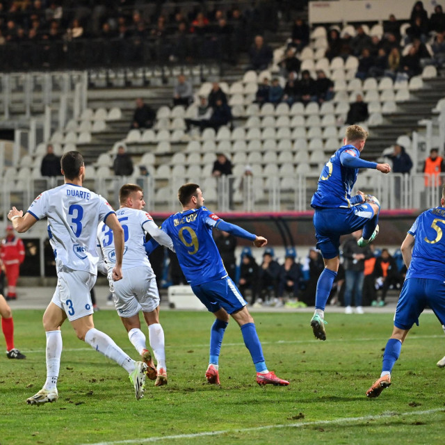 Detalj s utakmice Lokomotive i Osijeka