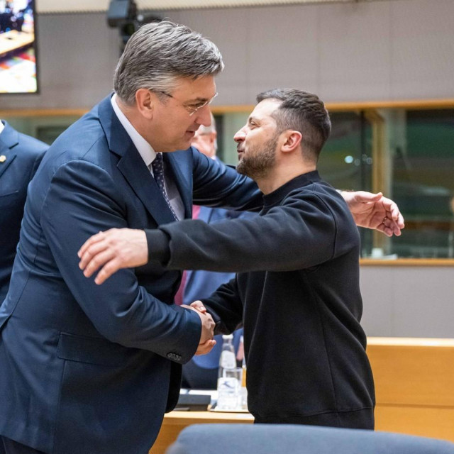 Andrej Plenković i Volodimir Zelenski