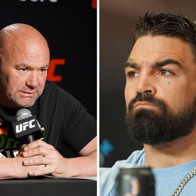 Dana White (lijevo) | Mike Perry (desno)