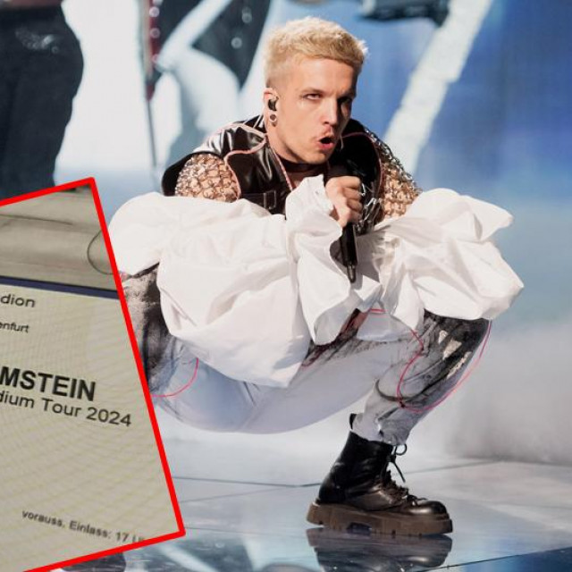 Baby Lasagna i njegova ulaznica za Rammstein