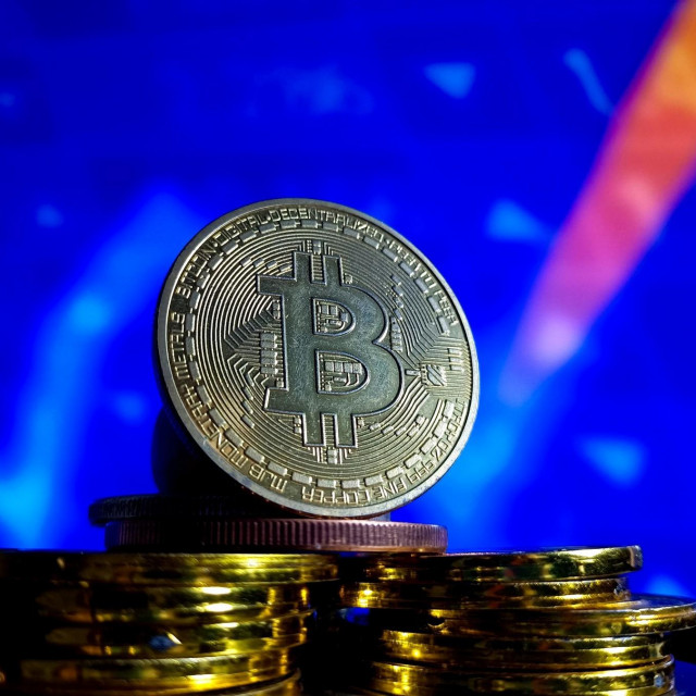 Bitcoin/ilustracija