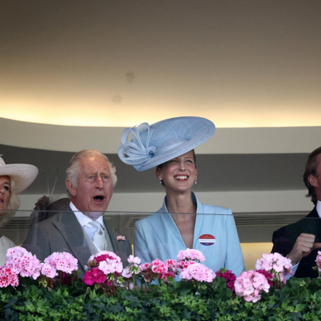 Kralj Charles, kraljica Camilla, lady gabriella Windsor, Thomas Windsor