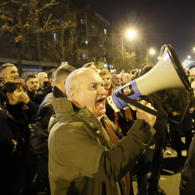 Prosvjed u Beogradu (arhivska fotografija)