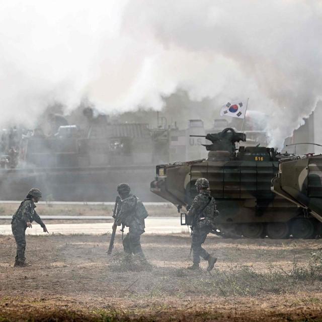Vojne vježbe južnokorejskih marinaca (arhiva)
