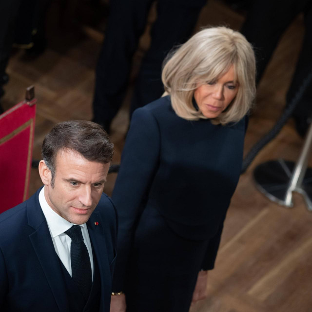 Emmanuel Macron i Brigitte Macron