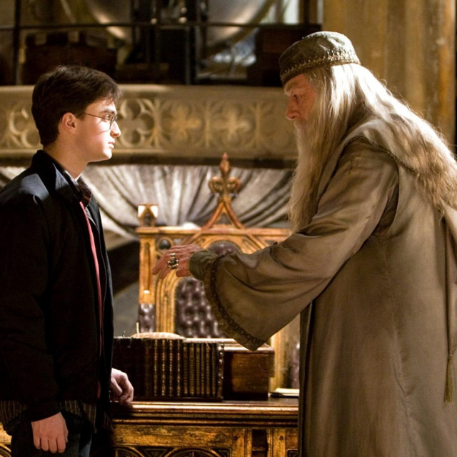 Daniel Radcliffe i Michael Gambon