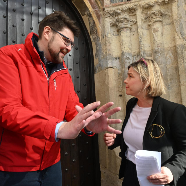 Peđa Grbin i Sandra Benčić