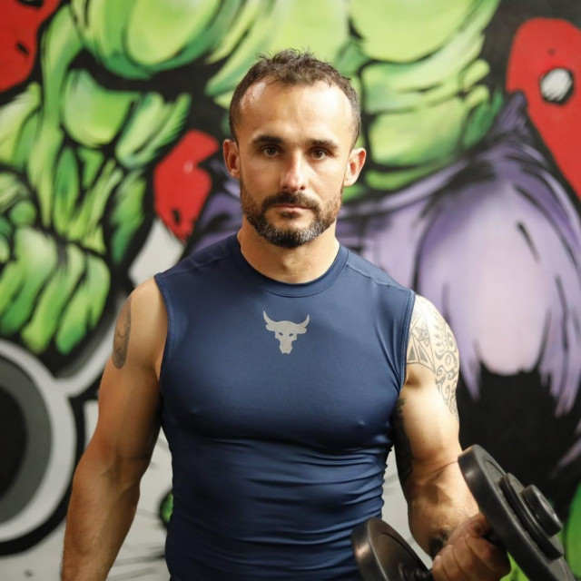 Marino Bašić, doktorand kineziologije i predavač na kineziološki fakultetu u Zagrebu i Splitu te Fitnes učilištu u Zagrebu