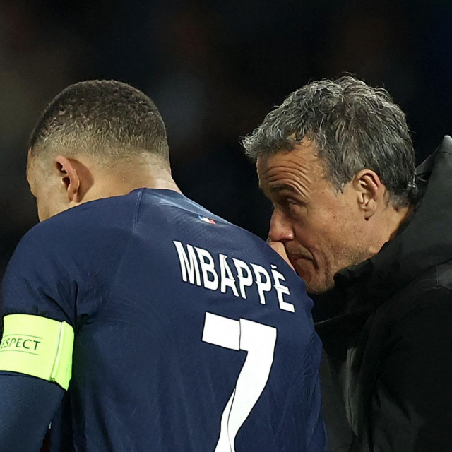Kylian Mbappé i Luis Enrique
