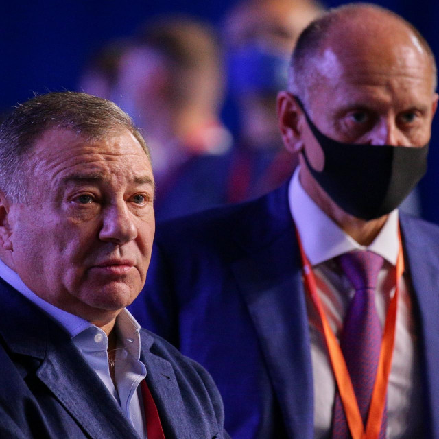 Arkadi Rotenberg (lijevo)