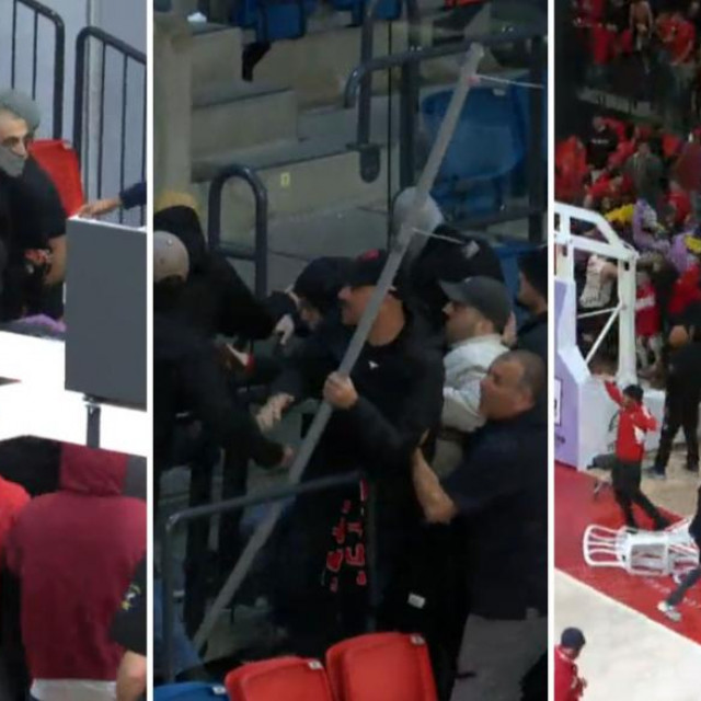 Navijači Hapoel Holona i Hapoel Tel Aviva