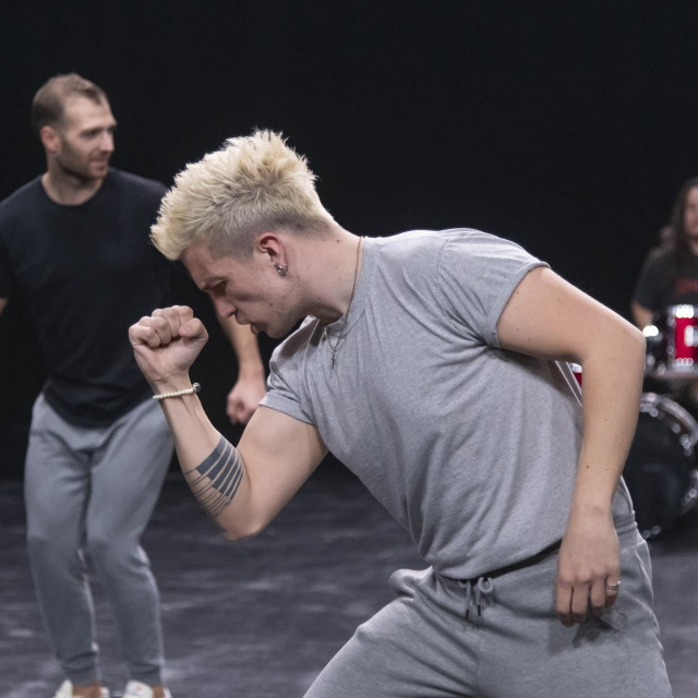 Prva scenska proba Baby Lasagne