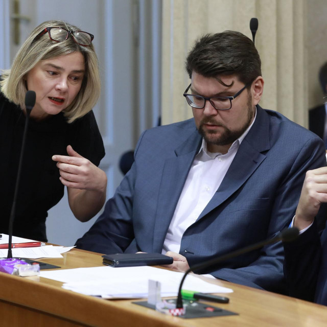 Sandra Benčić i Peđa Grbin