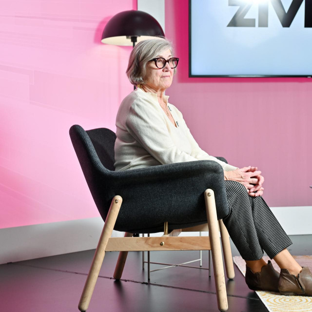 Zagreb, 040324.
TV studio Hanza Media.
Psihijatrica Liljana Bastaic.