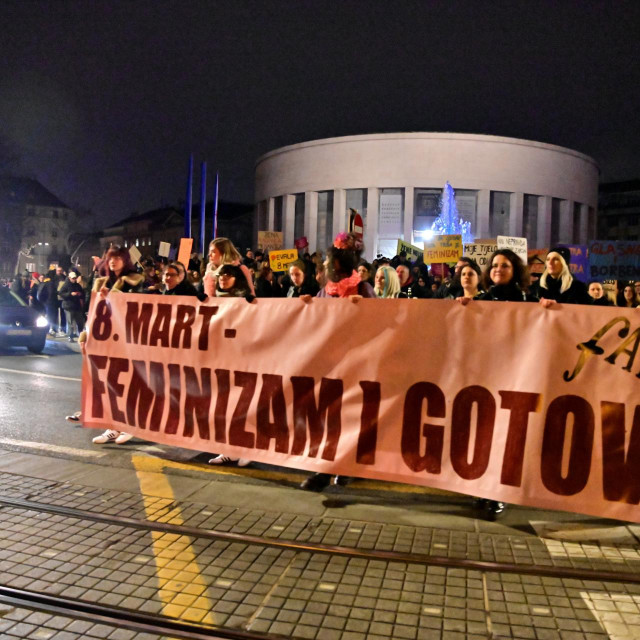 Noćni marš u Zagrebu