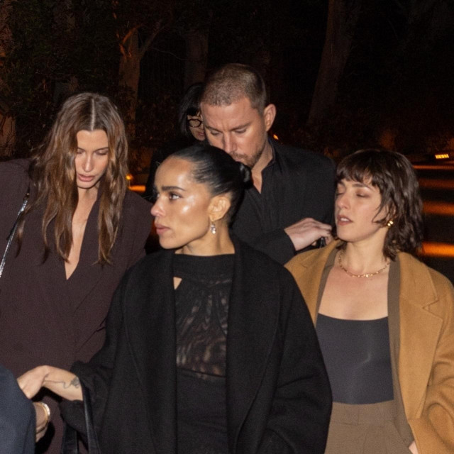 Hailey Bieber, Channing Tatum i Zoe Kravitz