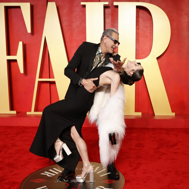 Emilie Livingston i Jeff Goldblum