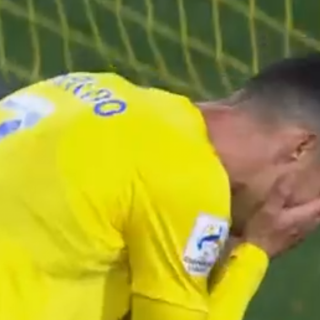 Ronaldo nakon promašaja