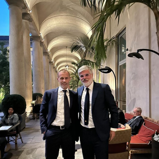 Aljoša Asanović i Aleksander Čeferin