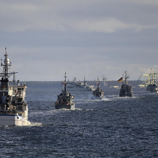 Međunarodna pomorska vježba na Baltiku, fotografirano 23. studenog 2023.