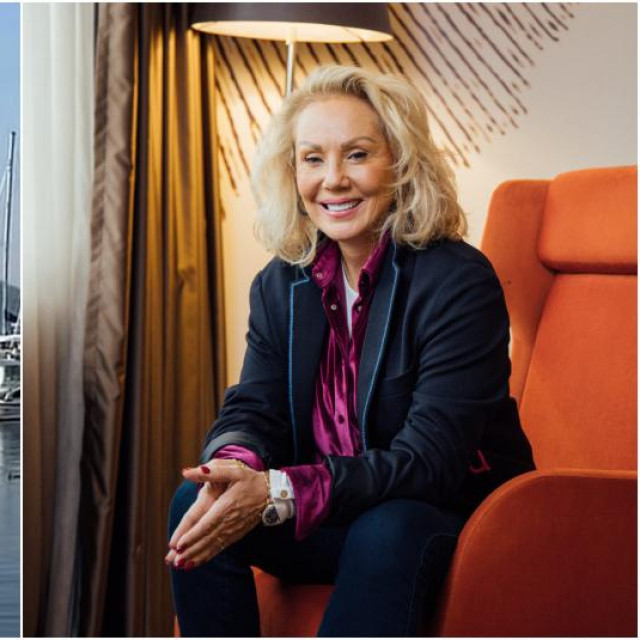 Lepa Brena i njena jahta