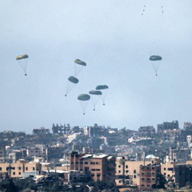 Izbacivanje humanitarne pomoći iz aviona