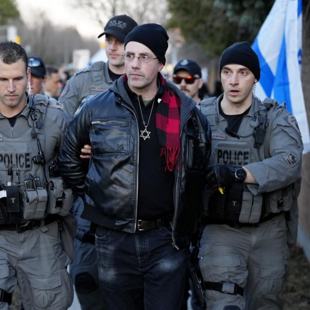 Uhićenja tijekom prosvjeda u Kanadi