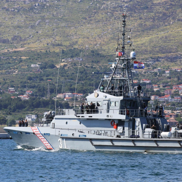 Ilustracija, obalni ophodni brod Omiš OB-31