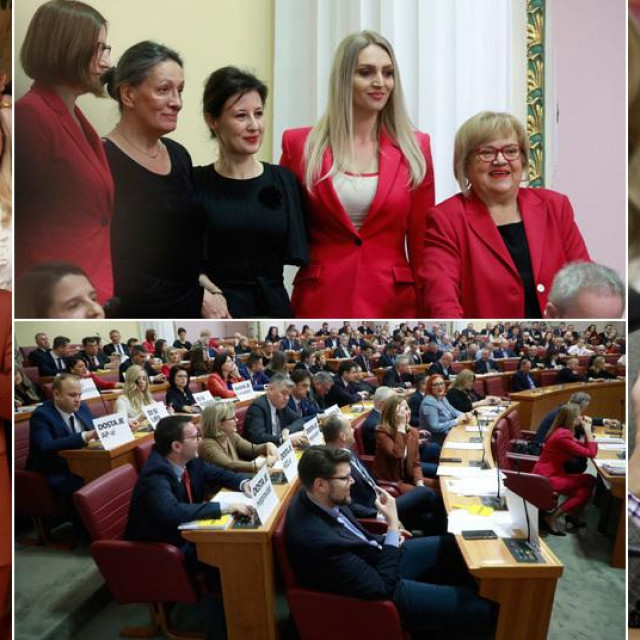 Prizori sa zadnje sjednice 10. saziva Hrvatskog sabora