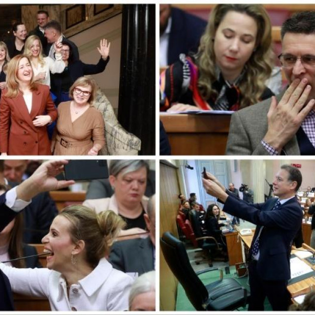 Prizori iz Hrvatskog sabora