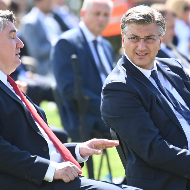 Zoran Milanović i Andrej Plenković 